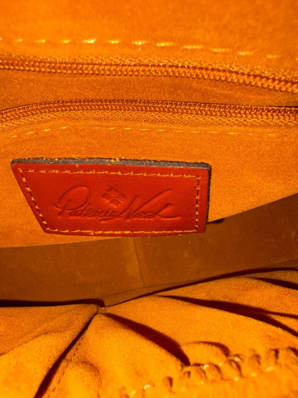 Patricia Nash IIina Turquoise Tooled Leather Floral Crossbody Bag - Picture 8 of 9